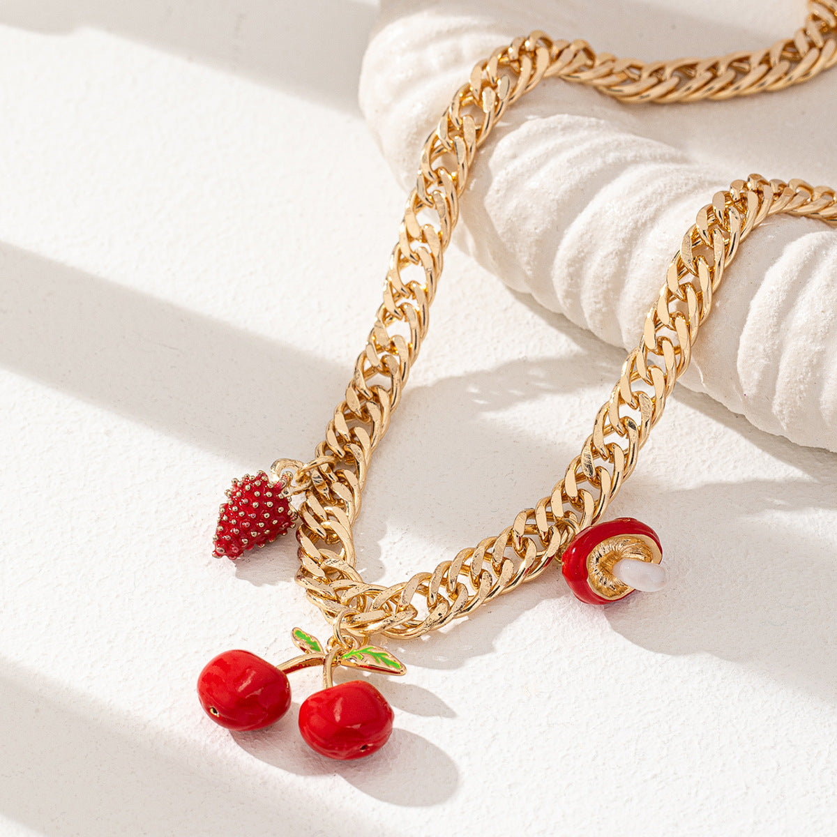 Wholesale Summer Vacation Seafood Animal Pendant Bohemian Style Necklace